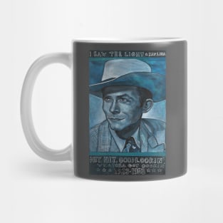 Blue Hank Williams Mug